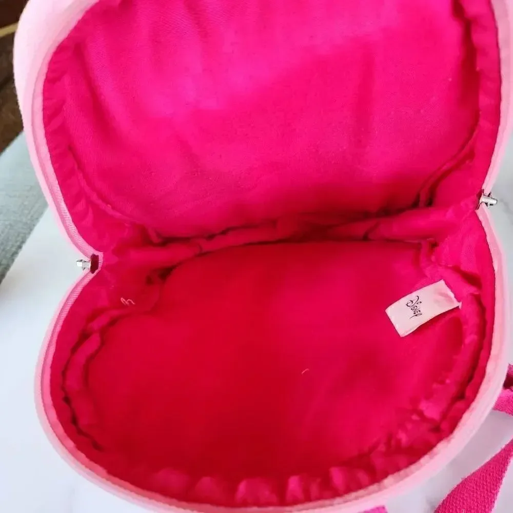 Disney Minnie little girls pink backpack fuzzy face small travel size Target